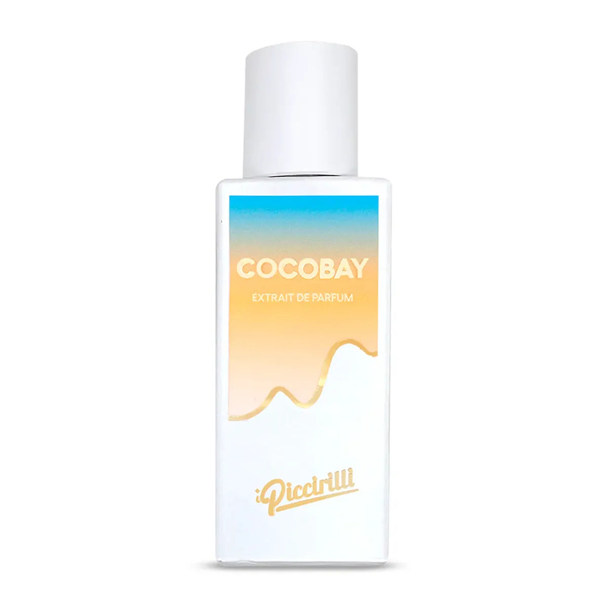 Cocobay extract de parfum bottle with gradient label on a white background