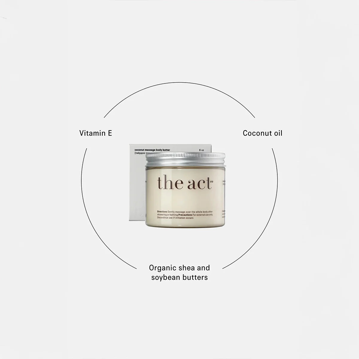 Coconut Massage Body Butter - The Act - Hallburg.ae